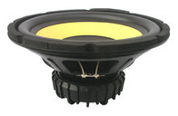 Yellow PP Cone 12 Inch  Auto Audio Speakers Heavy - Duty Metal Frame