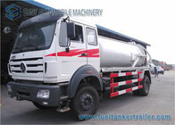 Beiben Off Road 4x4 Vacuum Tank Truck Sewage Suction Tanker Truck Vacuum Tank Truck For Sale