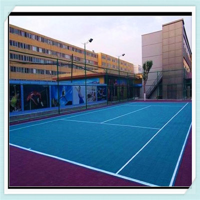 China wear-resistant PP interlocking basketball flooring supplier