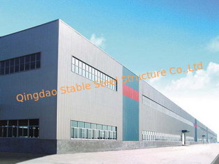 China Q345B large span anti-rust steel structure painting factory supplier