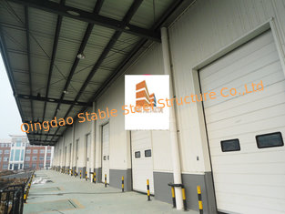 China light prefabricated steel structure warehouse with big canopy supplier