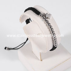 China Touch Love Stainless Steel Handmade Jewelry Charm Rope Bracelet For Engagement supplier