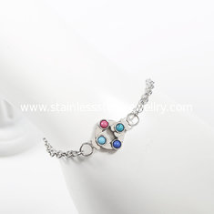 China Cute 316L Stainless Steel Bracelet for Party / Handmade Wedding Jewellery supplier