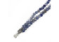 Blue Veins Gemstone Beaded Necklaces Attractive Long Pendant Necklace For Ladies supplier