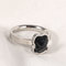 Fancy Stainless Steel Jewelry Rings Size Customized Black Stone Engagement Rings supplier