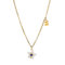 Lady Star Pendant 316L Stainless Steel Necklace Gold Plated supplier