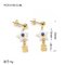 Gold Plated Stainless Steel Jewellry For Girl , Cute Star Earrings supplier