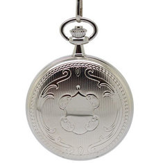 China OEM Design Vintage silver pocket watches with Japan Movement Pocket Watch supplier