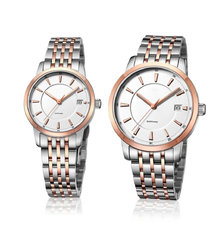 China Ladies Fashion Wrist Watch Stainless Steel  Quartz Couple Lovers Watch OEM Men Fashion Watch supplier