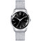 Stainless Steel   watch with leather  strap ,   Domed Sapphire Glass Customized design Wrist Watch Women supplier