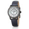 Ladies  Fashion Watches,MOP Dial Stainless steel watch with Genuine Leather strap ,OEM Women Watch supplier