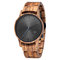 Boyear Mens Stainless Steel Case Wooden Wrist Watch ,Ladies Fashion Dress Bamboo Watch OEM,Couple wrist watch supplier