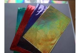 China Plastic Holographic Hot Stamping Foil Lamination Film MSDS Certicated supplier