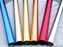 China PET Coloured Foil Wrapping Paper Plastic Hot Stamp 1500mm Width supplier