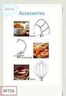 Die Cast Stand Dough Mixer/ 1000W Kitchen Stand Mixer/ Multi-functional Stand Mixer Factory Outlet