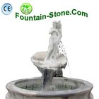 Fountain-Stone.Com supply Mermaid White Marble Statues Water Fountain1