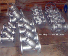China ASTM A216 Y-Strainer Manufacturer STV Provides ASTM A216 Gr B Flanged Y-Type Strainers, 12 Inch, Pressure 175 PSI,