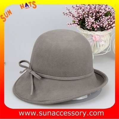 China T2991236 Sun Accessory customized  winner  fashion 100% wool felt cloche hats, women hats and caps wholesaling supplier