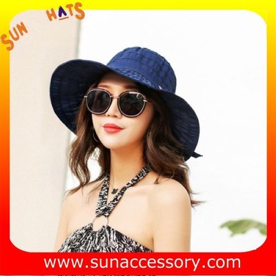 China AK17593 fashion sunny beach foldable summer straw hats for womens in stock , promotion cheap hats . supplier