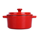 Mini Enameled cast iron cookware infants 10cm round soup pot home multi-function complementary food pot exports France