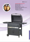 New type square wood burning charcoal out door bbq grill