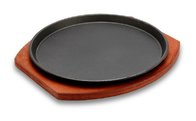 Western Teppanyaki Steak Pan Dish 	enamel cast iron