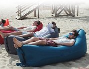 Outdoor Inflatable Beach Chair Lunch Break Air Bed Portable Mattress Single Folding Camping Sleeping Mat