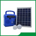 Mini solar lighting kits / portable DC 6v 10w solar system with phone charger, radio, MP3 for camping