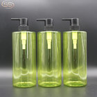 1000ml Green Plastic PET Shampoo Bottle with Black Lotion Pump