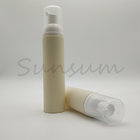 100ml Matte Yellow Plastic Refillable Cosmetic Foam Pump Bottle