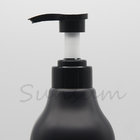 500ml 1000ml Matte Black Square PET Plastic Shampoo and Boay Wash Bottle