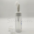 150ml Frosted Clear Plastic Foam Pump Lotion Bottle With Brush Top