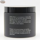 400ml Matte Black Plastic Cosmetic Container Jar For Hair Mask