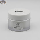 Recycled 30g Frosted Plastic Cosmetic Double Wall Skin Care Cream Jar