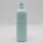Custom Color 400ml Square Plastic Shampoo and Shower Gel Bottle with Sliver Pump
