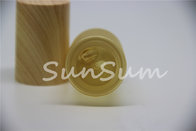Colorful 50ml Frosted Plastic Cosmetic Lotion Pump Bottle with Bamboo Cap