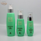 Screen Printing Handling Green Plastic Cosmetic Lotion Pump with Sliver Pump
