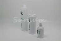 Screen Printing Handling Plastic Cosmetic Lotion Pump Bottle with Wooden Cap