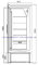 Chiller Showcase/Vertical Refrigerated Display Showcase With Glass Door - Phoenix