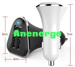 China 5V 1A 2.1A 3.1A Dual usb Car Charger for Mobile Phone with CE ROHS Marked 24 months warranty supplier