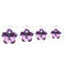 DIY Glass Pendant Hole Rhinestones Sew on Garment Accessories Crystal Strass Plum Blossom Decoration Necklace Trimmings supplier