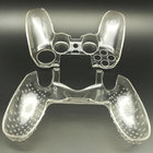 Protective Clear Crystal Shell Hard Cover Case For PS4 Controller