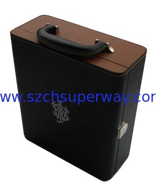 Custom Wooden Wine Box Antique Red Wine Bag in Box Shenzhen  CH-W00130*15*8cm