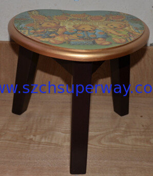 durable children & kids stool,chinese bamboo & wooden furniture whole 116-002,28*26*29.3CM