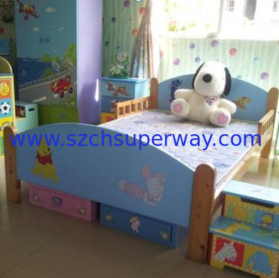 Superway bedroom furniture set wooden childrens beds for boyYT10005