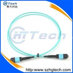 China OM3 12Core MPO Fiber Patch Cord supplier