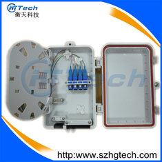China 4Port SC/UPC Fiber Optic Terminal  Box With 4pcs Fiber Optic Adapter supplier