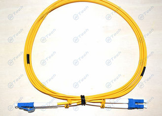 China LC/LC Fiber Patch Cord Singlemode Duplex LC LC Fiber Optical Cable supplier
