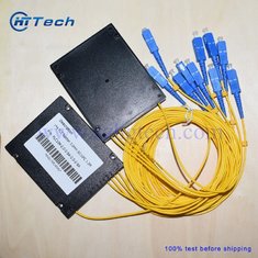 China ABS Box Module 1x8 Fiber PLC Splitter for FTTH 1in 8 out Fiber Optic Splitter supplier