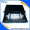 Slidable 1U 24Port Fiber Optic Patch Panel With SC Connector supplier